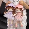 35cm Little Girl Doll With Removeable Hat Skirt Sweetheart Rag Doll RagDoll Toy Stuffed Plush Toy Gift For Girl Boy