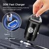 xyz1 Car Fast Charger USB Type-C Charging Adapter Accessories For VW GTI Polo Golf Passat Tiguan Arteon Touareg Taigo Caddy Jetta Bee