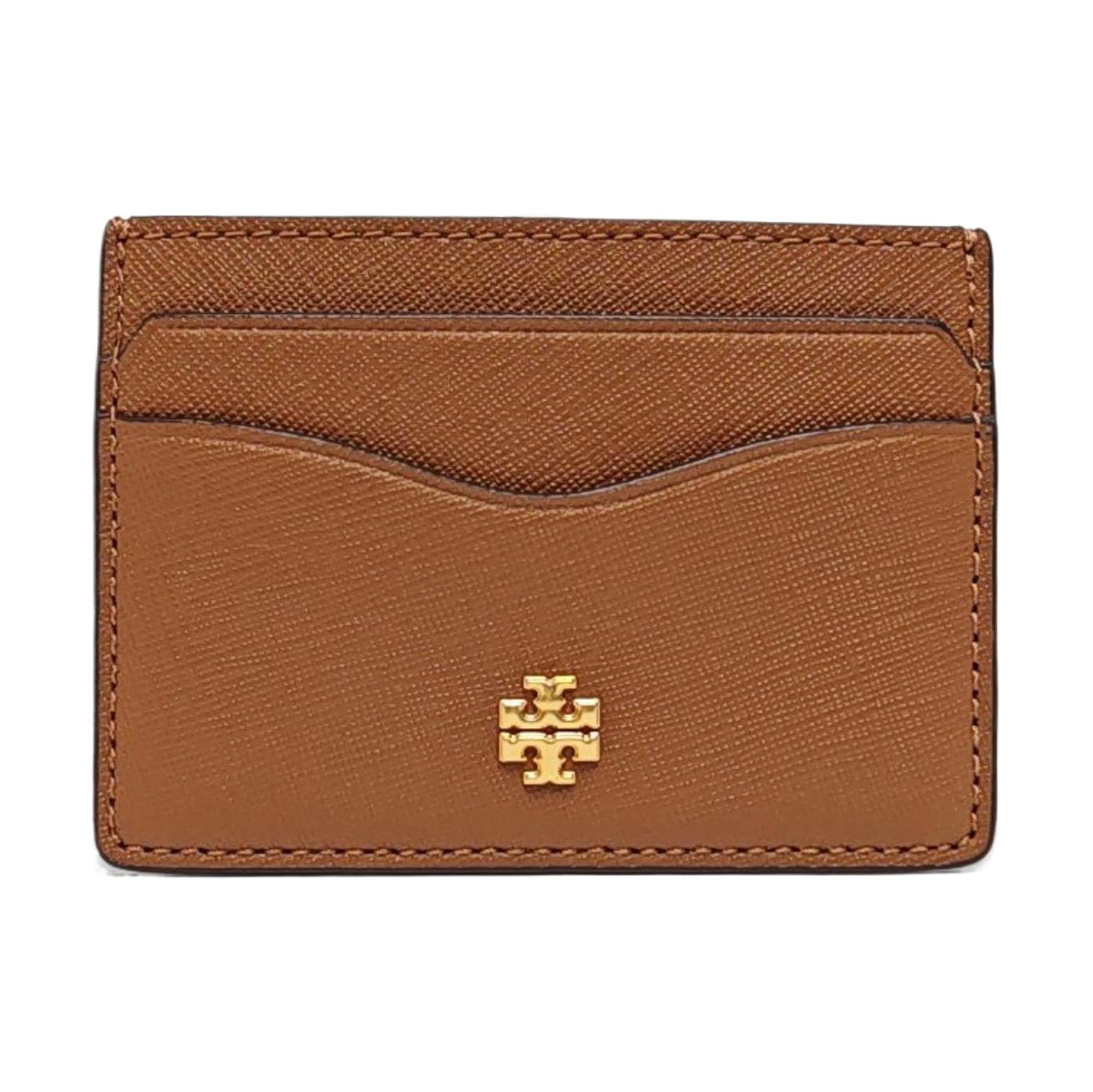 [Pre-Owned] Brown Leather Card Holder - Excellent #10TIHRE ONE SIZE