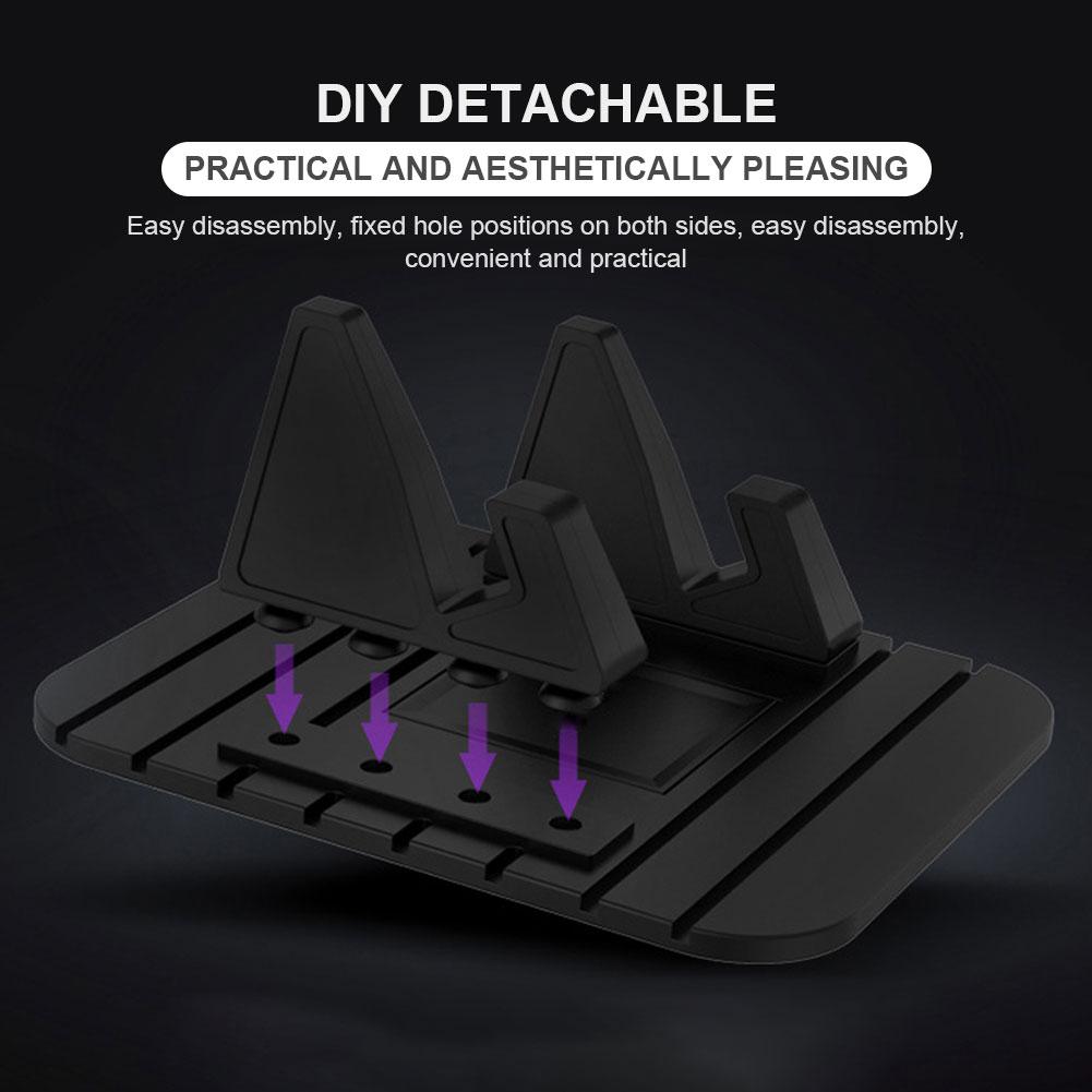 Auto Armaturenbrett Anti-Rutsch-Matte Anti-Rutsch Auto Handyhalter Auto GPS Halter Handyhalter Navigationsständer Matte Automobilteile