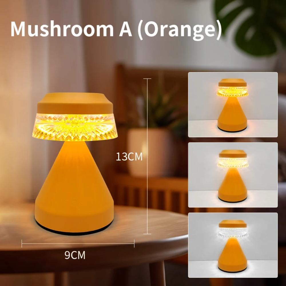 Minimalist Nordic Mushroom LED Desk Lamp Touch Dimming Bedhead Night Light Reading Light Restaurant Bedroom Decorative Lighting