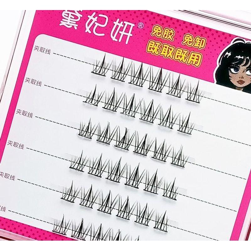 Lashie - Natural Wispy Glue-Free Cluster False Eyelashes