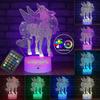 Gift Light Childrens Night Light with Remote Control and Smart Touch 7 Colors + 16 Colors Dimmable Unicorn Toy 3 4 5 6 7 8 9-year-old Girl G