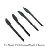 Real Carbon Fiber Door Handle Sticker for Tesla Model 3/Y/3+ Model Y Launch 2017-2025 Door Handle Protector Cover Accessories