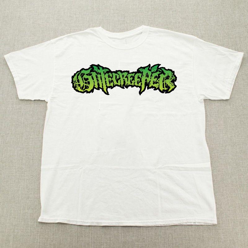 

Gatecreeper Band Logo White Color 100% Cotton Shirt Unisex Unisex T-Shirt XXL