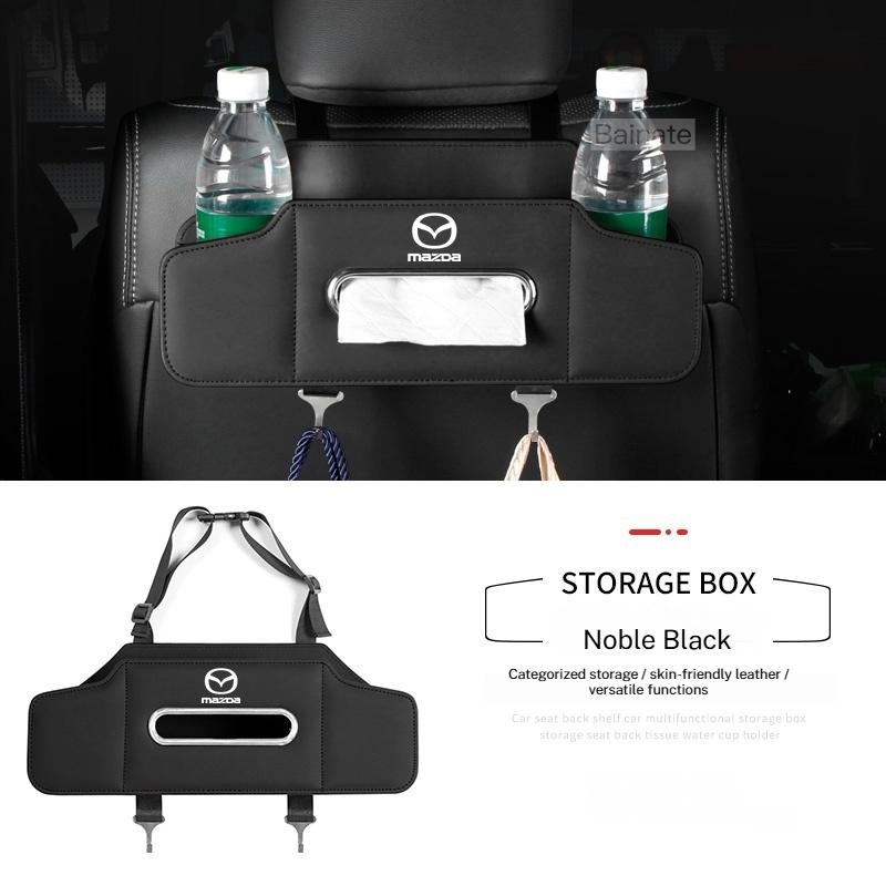 For Mazda 2 3 5 6 SKYACTIV Atenza Axela Demio CX-3 CX-5 CX5 CX7 CX-7 CX-9 CX8 MX-5 Car Seat Back Multi-Functional Storage Box FF25