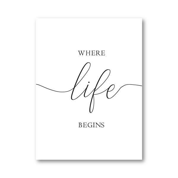 Leinwandgemälde mit Zitat, minimalistisches Dekor, Bilder für Wohndesign, moderne nordische Poster und Drucke, Wandkunstdrucke für Raumdekoration, kein Rahmen