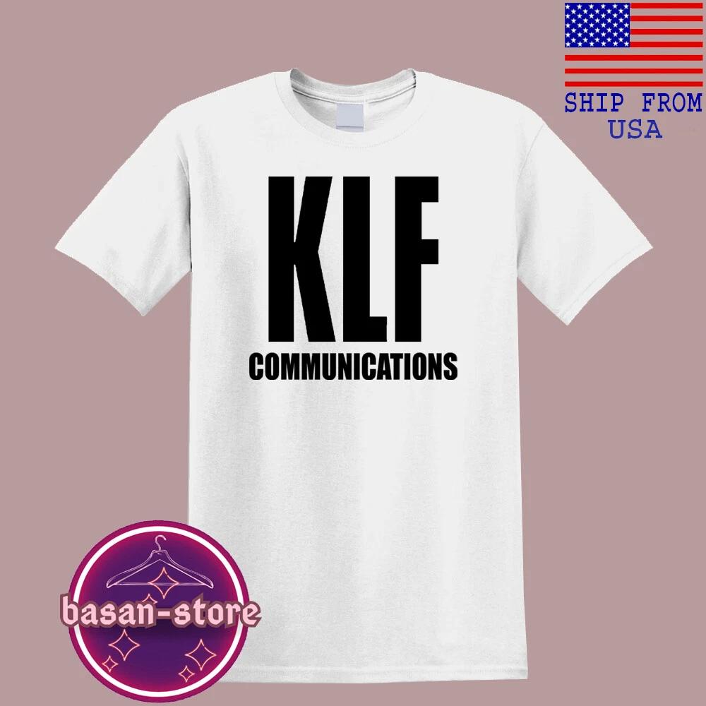 KLF Communications Men s White T-Shirt Tee Top Unisex S