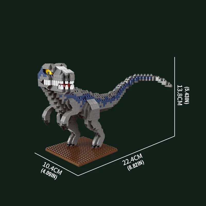Dinosaur Series Building Blocks Tyrannosaurus Rex Pterosaur Triceratops Assembly Toys DIY Model Bricks Kids Adults Decor Gifts
