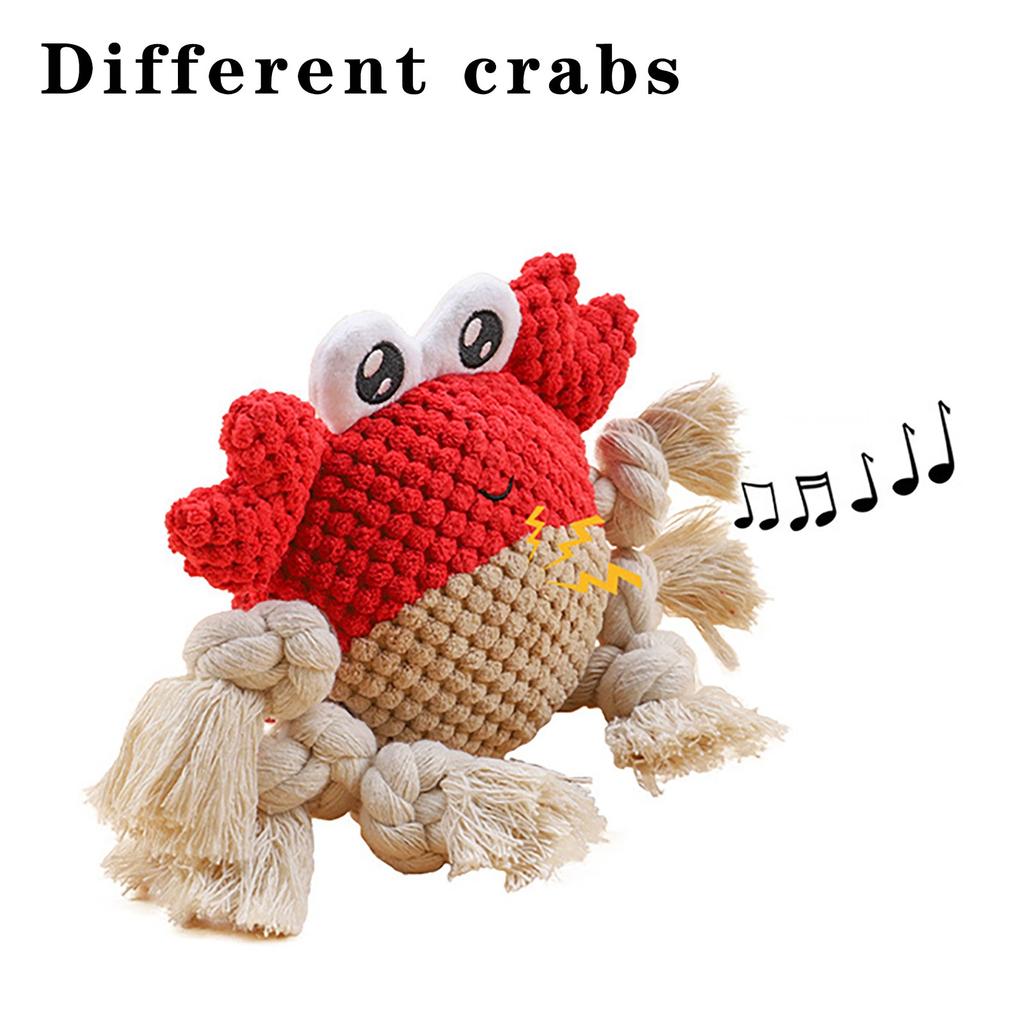 Puppy Toy Cute Plush Dog Chew Toy Boring  Hard Rope Toy Puppy Pet