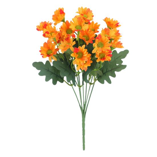 1/5/10Pcs Fall Artificial Flower UV Resistant Fake Plastic Flower Home Wedding Party Table Centerpiece Indoor Outdoor Faux Bloom Decoration