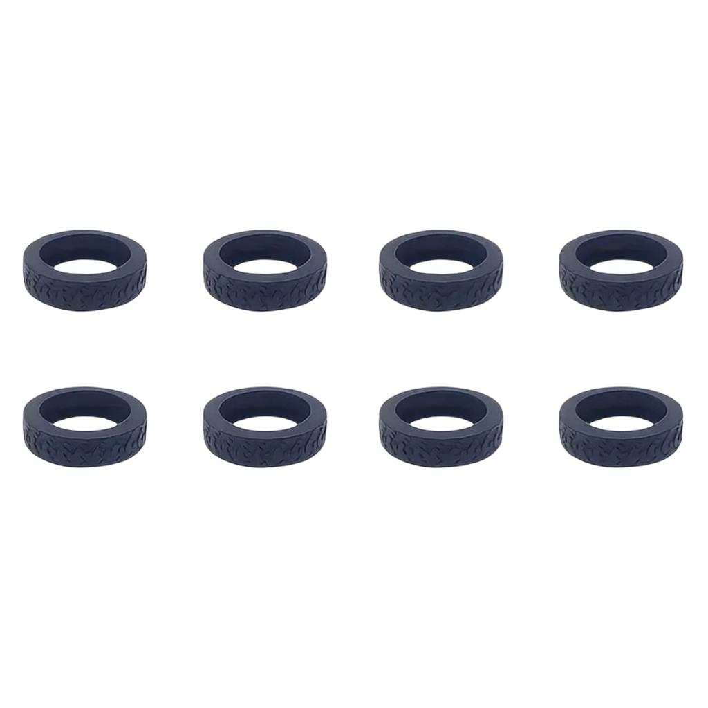 Travel Luggage Suitcase Wheel Protector Cover Set of 8 Universal Silent Rolling Wheel Sleeves for Suitcase Replacement Accessories