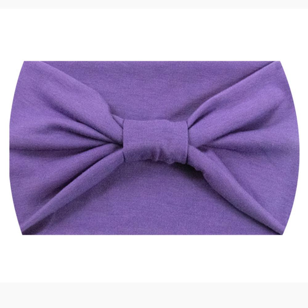 Women's Wide Elastic Sports Headband, Solid Color Yoga Sweatband for Running Workout