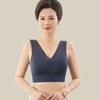 Women S Vest Style Wireless Thin Sports Bra No Trace For Middle Aged Women