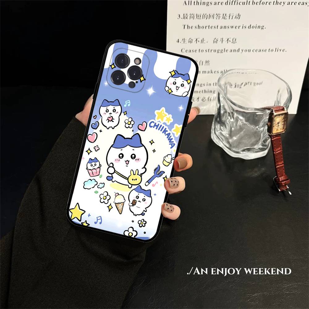 Cute C-Chiikawas Hachiwares Phone Case For IPhone 16 17 Air 15 14 13 12 11 Pro Max 16E Plus Fundas