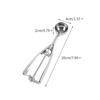 Iskremspade med utløser Rustfritt stål Kakespade for baking Frukt Kakerøre Cupcake
