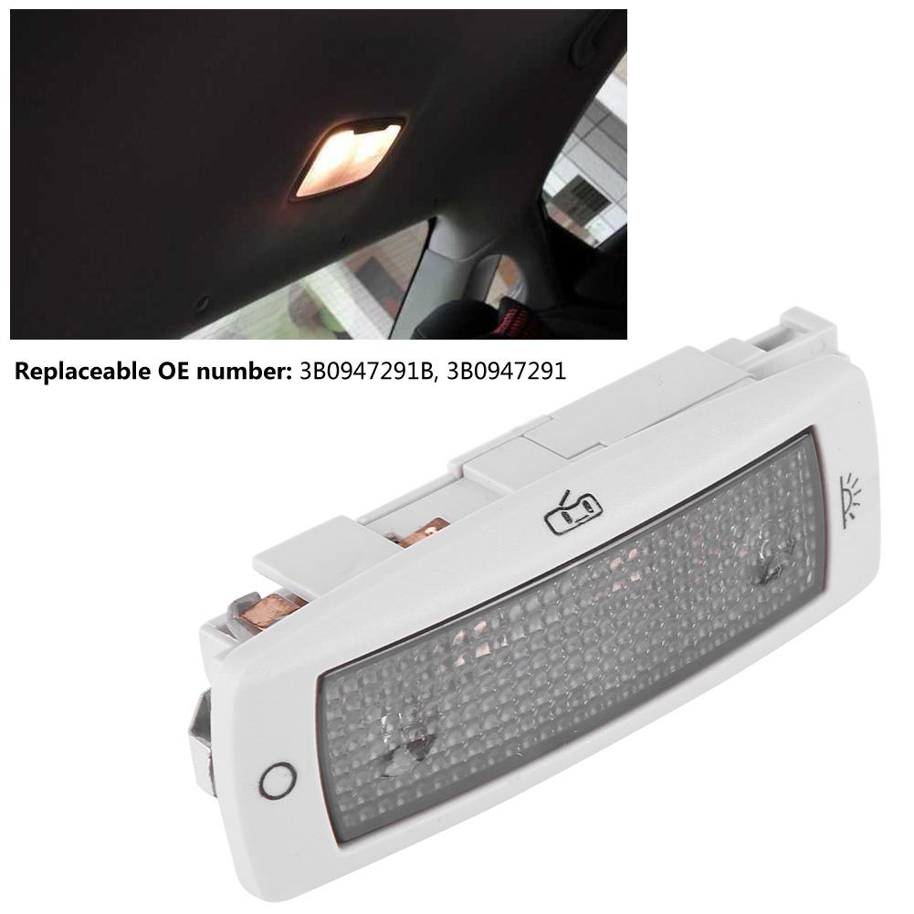 Rear Reading Map Dome Light Ceiling Lamp Silver for  Golf Passat Beetle Tiguan 3B0947291B