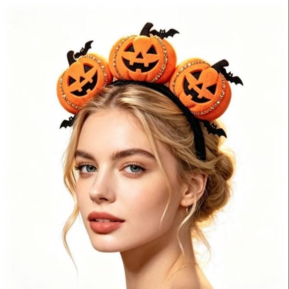 Dressing Up Props Halloween Headwear Creative Cartoon Hair Hoop Pumpkin Headband Costume Party