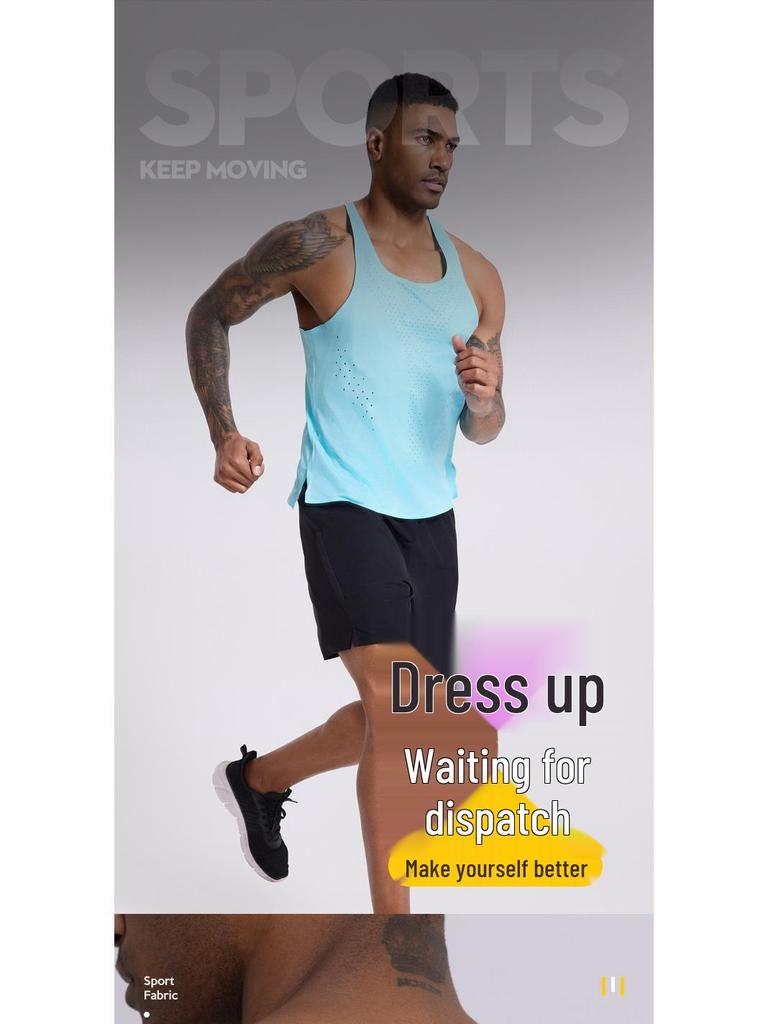 Marathon Schnelltrocknendes Mesh-Shirt für Männer & Frauen - Leichte Sportweste für Laufen & Trailtraining