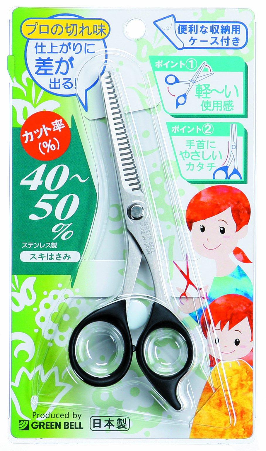 

GREEN BELL Takumi no Waza Green Bell Stainless Steel Thinning Scissors Length G-5011 Approx. 14.2cm зелёный