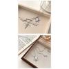 Korean Style Pull Out Flower Long Snake Bone Sweater Necklace For Women