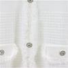 Autumn And Winter Knitted Dress For Women  V-Neck Tassel Solid Color Mid Length Skirt