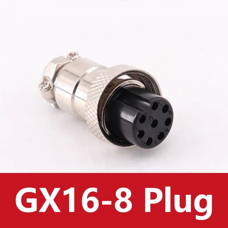 5/20/100PCS GX16 2 3 4 5 6 7 8 9 10pin Flange Mounting Fixing 3-Hole Aviation Connector Plug&Socket Circular Connectors