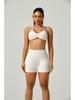 European Halter Neck Seamless Yoga Bra: Sexy, High Elasticity, Matte Finish, Beautiful Back Design