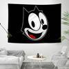 FFelix TThe CCat Cartoon Tapestry Art Science Fiction Room Home Decor Wall Hanging Sheets
