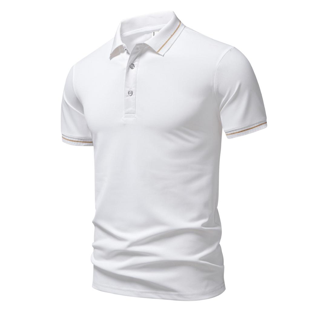 Lapel Men'S And Women'S Advertising Polo Shirt Ice Silk Cotton Business Casual Short-Sleeved High-End Top