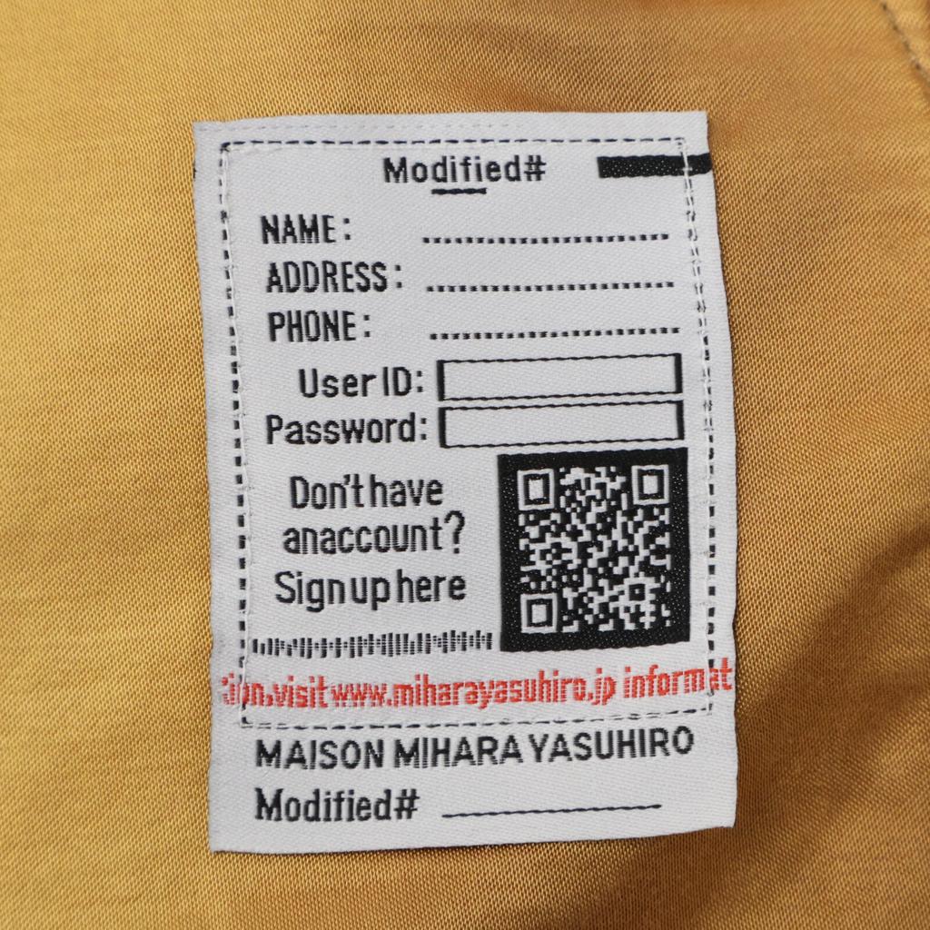 Maison MIHARA YASUHIRO K12PT002 Yellow Mini Skirt Bottoms 38 yellow/brownUsed