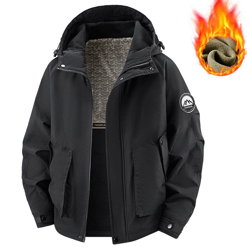 Plus Size 6XL 7XL 8XL Winter Jacket Men Thick Warm Hooded Waterproof Jackets Men Windproof Hiking Cargo Coat Parkas Men Clothing