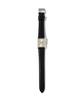 RAYS WATCH SILVER Quartz Watch with Genuine Leather Unisex Fashion Size M Strap, Men's Brand, Silver,
