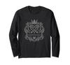 Kingdom Hearts Scroll Key Cross Heartless Design Long Sleeve T-Shirt