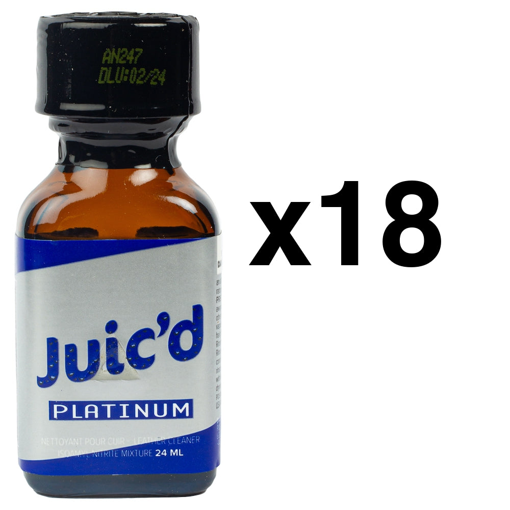 JUIC'D PLATINUM 24ml X18 - BGP Leather Cleaner - LC Packs