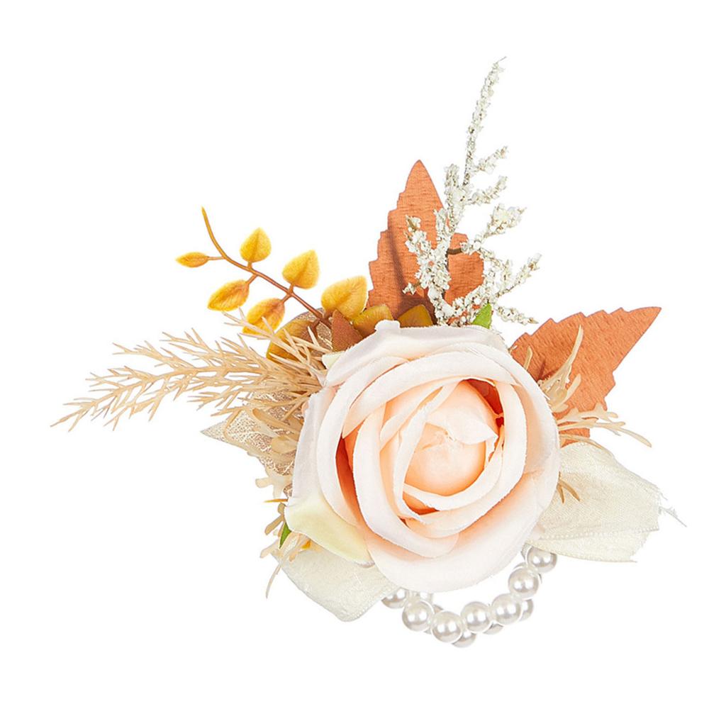 Elegant Bridal Bouquet Corsage Stylish Wrist Flower Artificial Flower Corsages Bridal Bouquet for Wedding Day