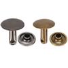 Double‑Sided Rivet Leather Rivet Round  Rivet 200 Sets Rivet Rivet for Home Belts Leather Craft Bags Pet Collars Decoration