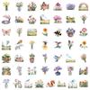 1050Pcs Spring Series Cartoon Fairy Tale Style Stickers Cute Fun Creative Decorative Waterproof Decoration Kids Toy Gifts
