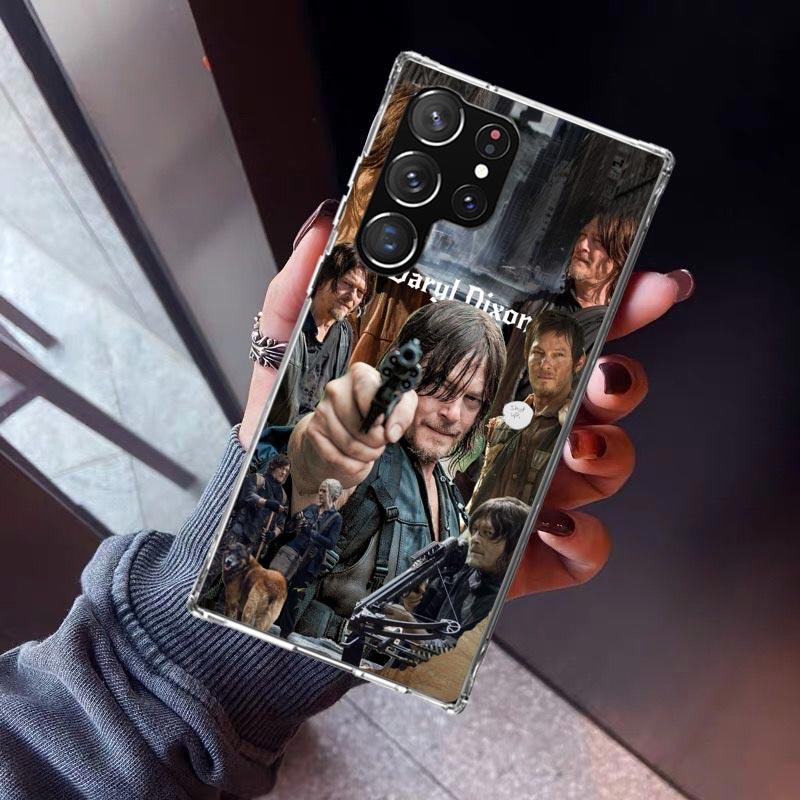 The Walking Dead Daryl Dixon Phone Case For Samsung Galaxy S23 S24 S25 Edge S26 Ultra S22 + S21 Plus S20 FE Cover Silicone Print