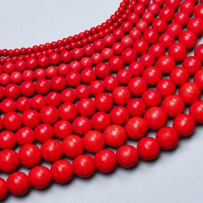 4-14mm 20-60 buc Mărgele Turcoaz Roșu Piatră Naturală Mărgele Libere pentru DIY Brățară Colier cu Mărgele Confecționare Bijuterii Material de Modă