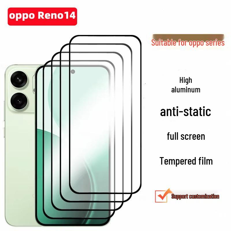 Tempered Glass Screen Protector for OPPO Reno 14/14 Pro, 13/13F, 12F 5G Phones