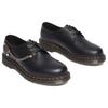 Dr. Martens Leather Metal Chain Low-Top Casual Shoes Unisex Casual Shoes Black 28017001