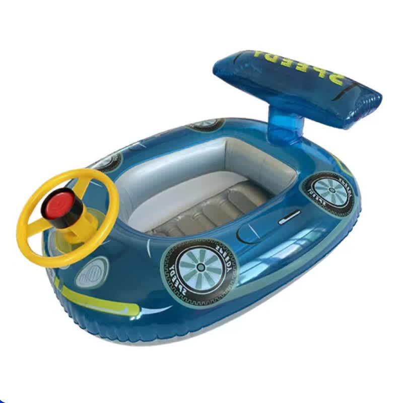 Inflatable Baby Swimming Float with Steering Wheel