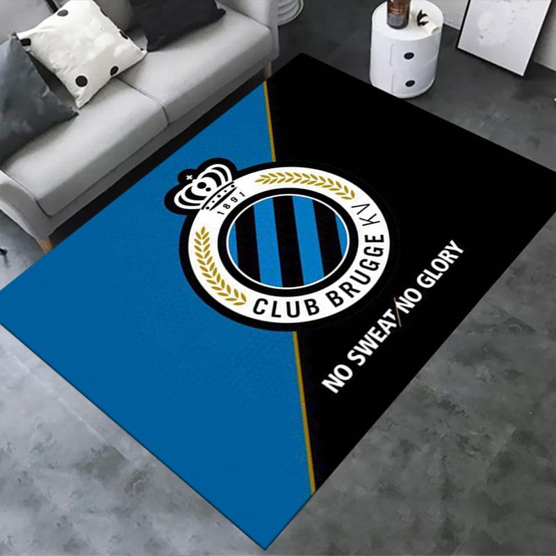 Club Brugge Logo Carpet Rug for Living Room Bedroom Home Sofa Decoration,Kids play Non-slip Floor Mat