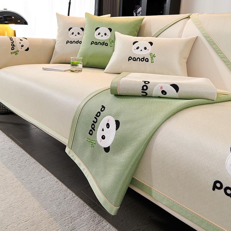 

Ice Silk Sofa Cushion Summer Non-Slip Mat Cushion New Cartoon Sofa Cover Summer Cool Sofa Cushion 70*70cm