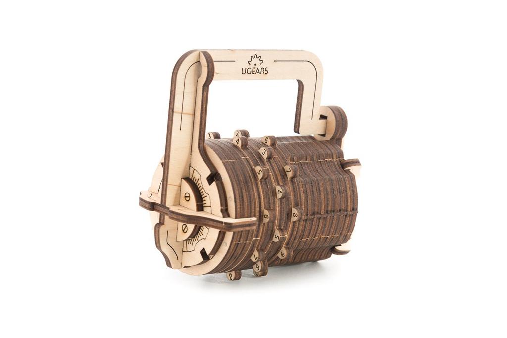 UGEARS Model Combination Lock 3D Wooden Puzzle Product Name