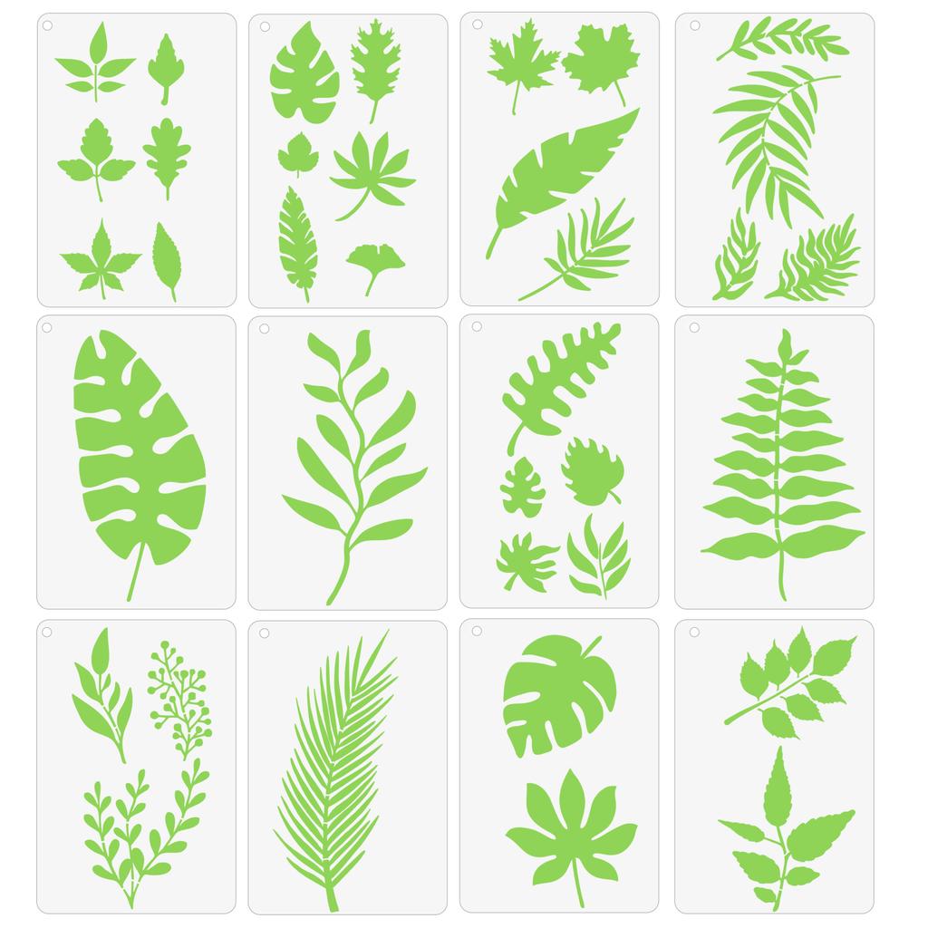 Home Decor Flower Wall Stencils Painting Leaf Template – the best