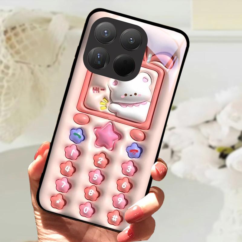 Pro Xiaomi 15T Pro Pouzdro Módní Tvrzené Sklo Zadní Kryt Telefonu Pro Xiaomi 15TPro 15 T Xiaomi15T Ochranný Kryt Fundas Coque
