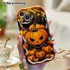 Phone Case: 2D Flat, Suitable for iPhone 18 17 16 15 14 13 12 Pro Protective Case, Phone Decoration, Layered Pumpkin Lanterns, Halloween and Christmas
