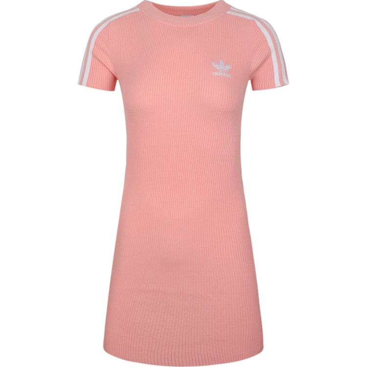 Adidas Originals Short Sleeved Dress Women s Red DX3769 32